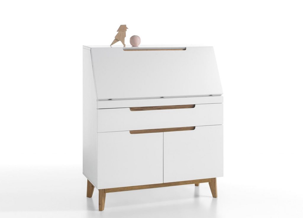 Secrétaireblancetbois Scandinave