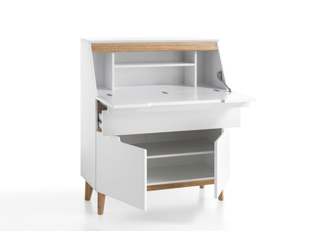 Secrétaireblancetbois Scandinave