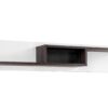 Meuble TV design blanc laqué
