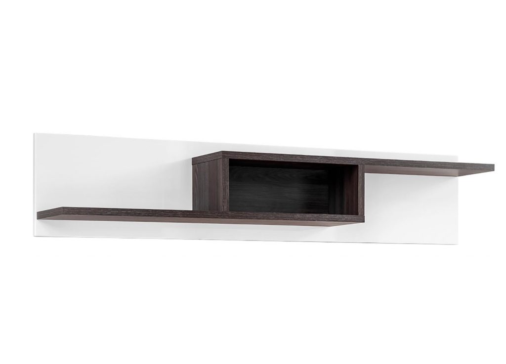 Meuble TV design blanc laqué