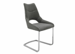 Chaise de séjour gris anthracite moderne