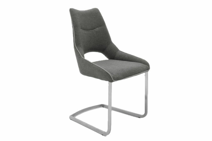 Chaise de séjour gris anthracite moderne