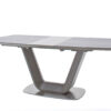 Tablesalleàmanger Céramiqueàrallongegrise