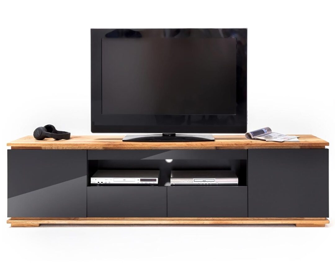 Long meuble TV bas moderne