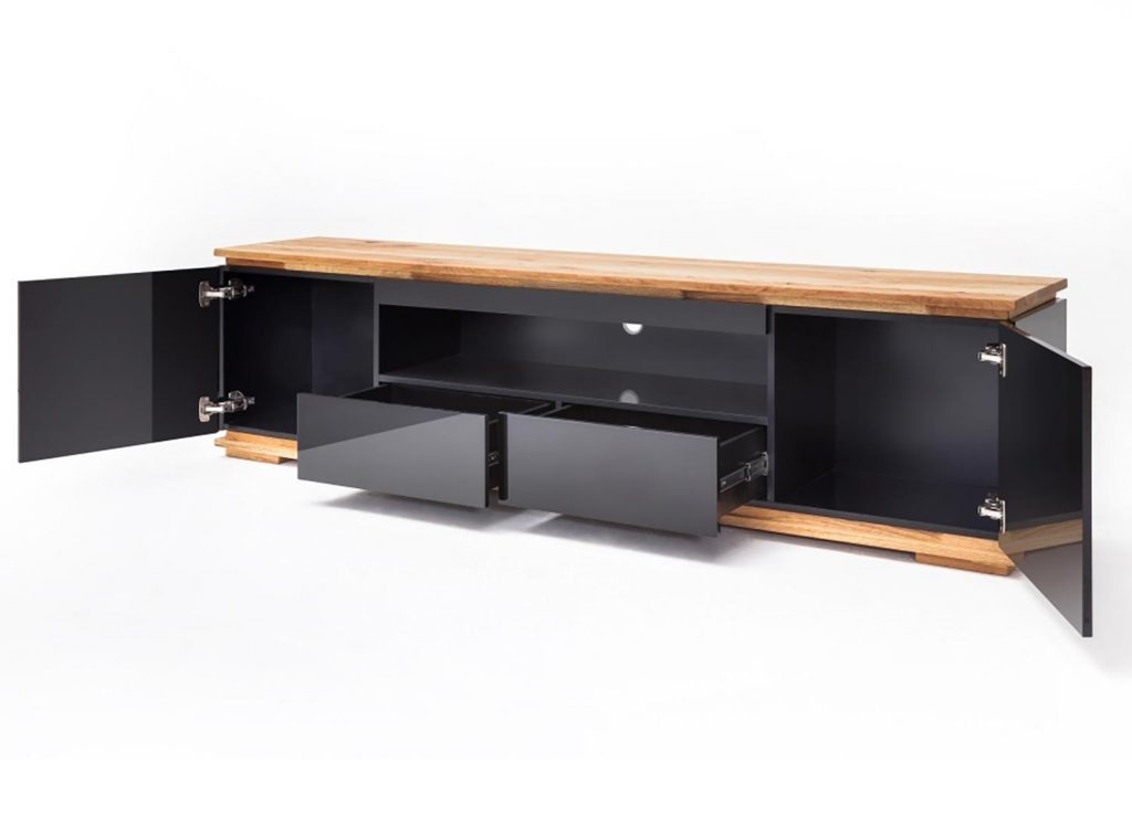 Long meuble TV bas moderne