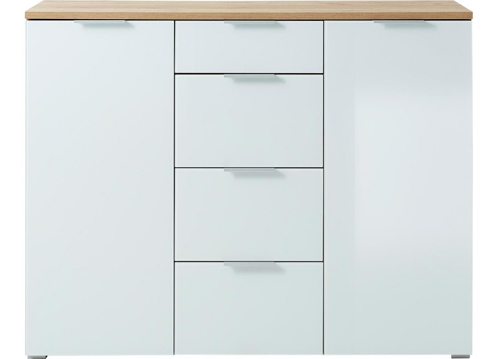 Buffet verre et bois moderne