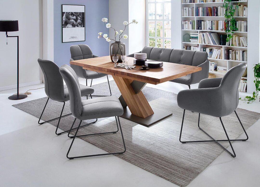 table de repas en bois massif chêne bianco