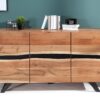 Meuble buffet bois et métal design