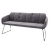 Banquette de salle à manger gris clair design - Gris