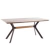 table de repas moderne en bois pied design