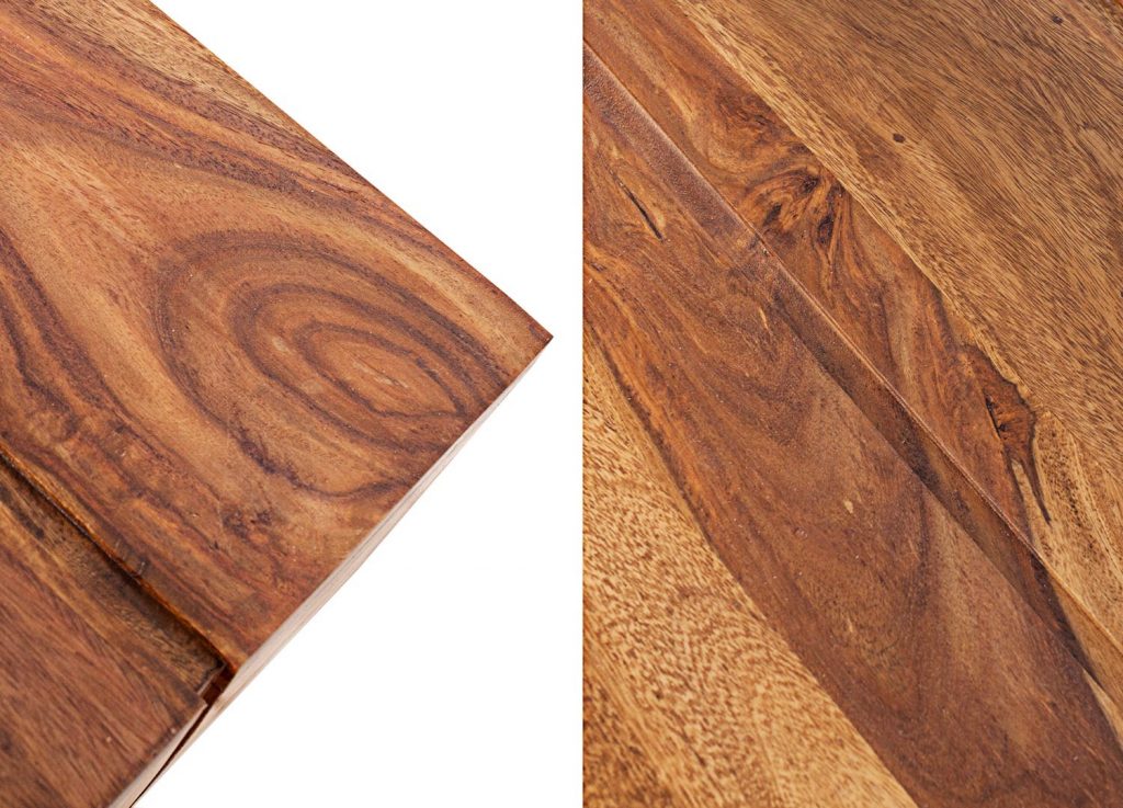 Table basse rectangulaire en bois