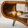 Table basse design en bois / Pieds noirs