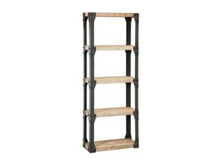Meuble étagères bois et métal