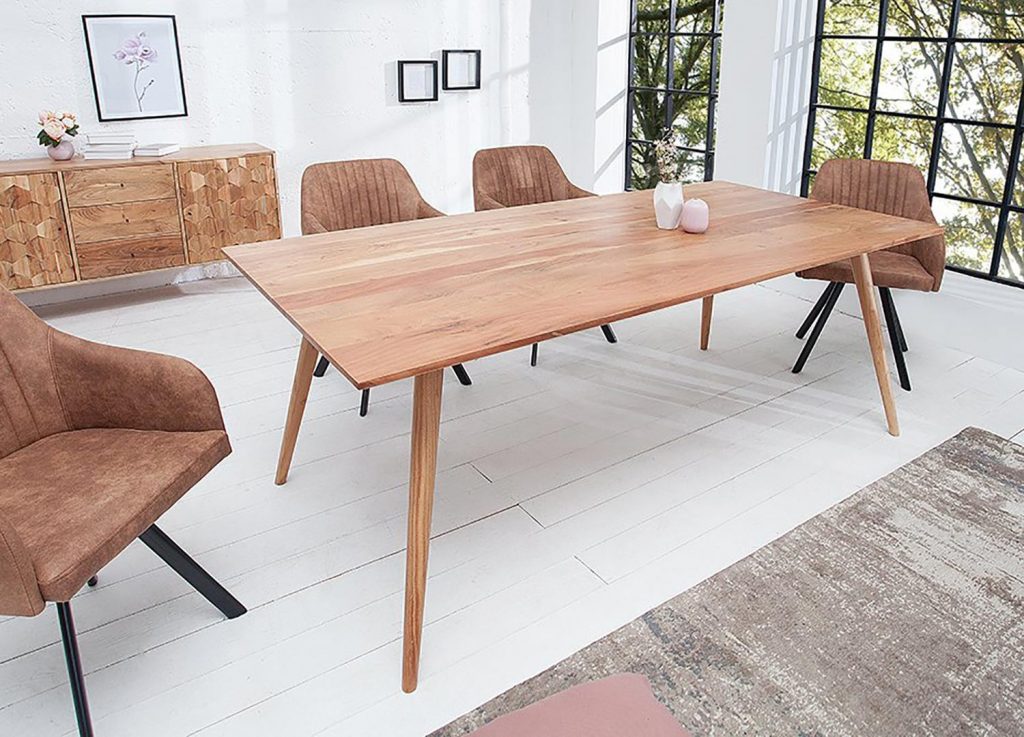 Table à manger scandinave en bois