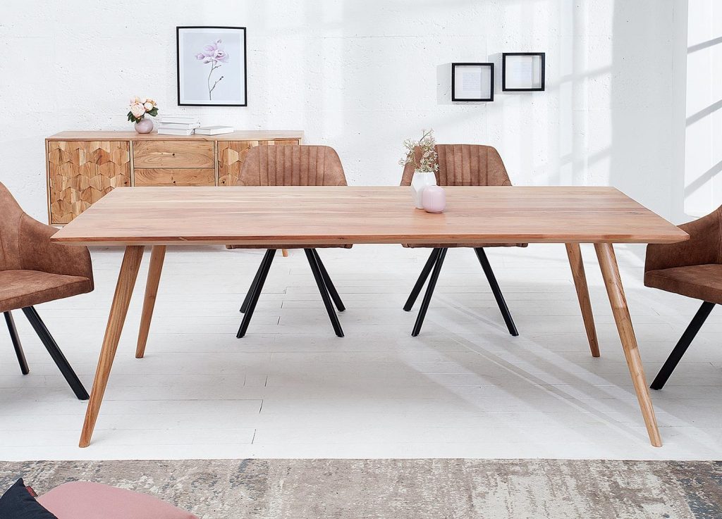 Table à manger scandinave en bois