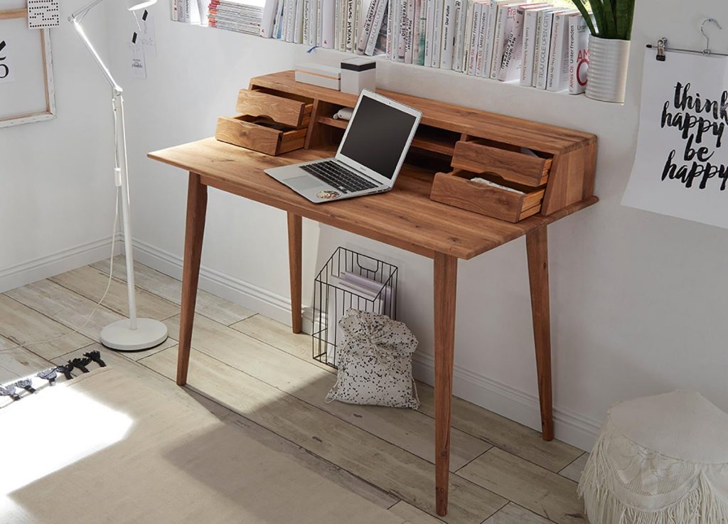 Bureau bois massif scandinave