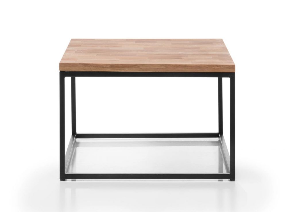 Table basse en bois et métal