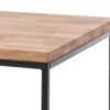Table basse en bois et métal