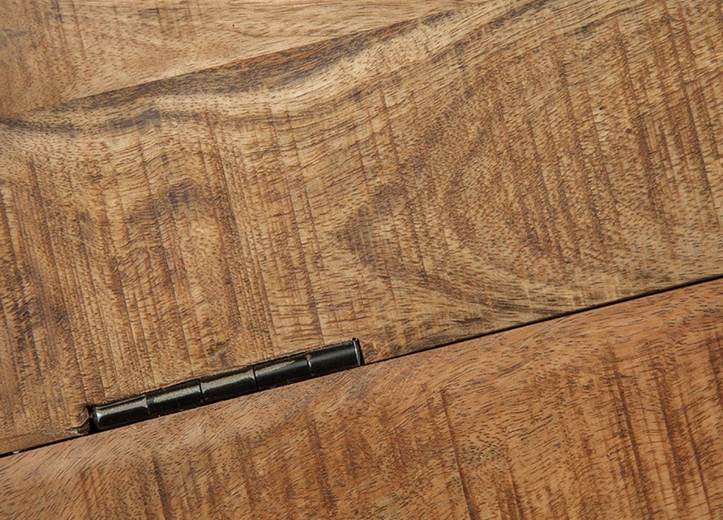 Table basse ronde bois et métal