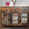 Buffet vintage en bois recyclé