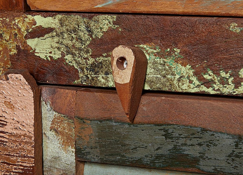 Buffet vintage en bois recyclé