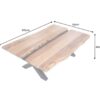 Dimensions de la table basse