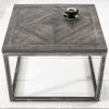 Table basse bois et acier