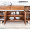 Buffet bois acacia couleur miel