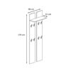 dimensions porte manteaux