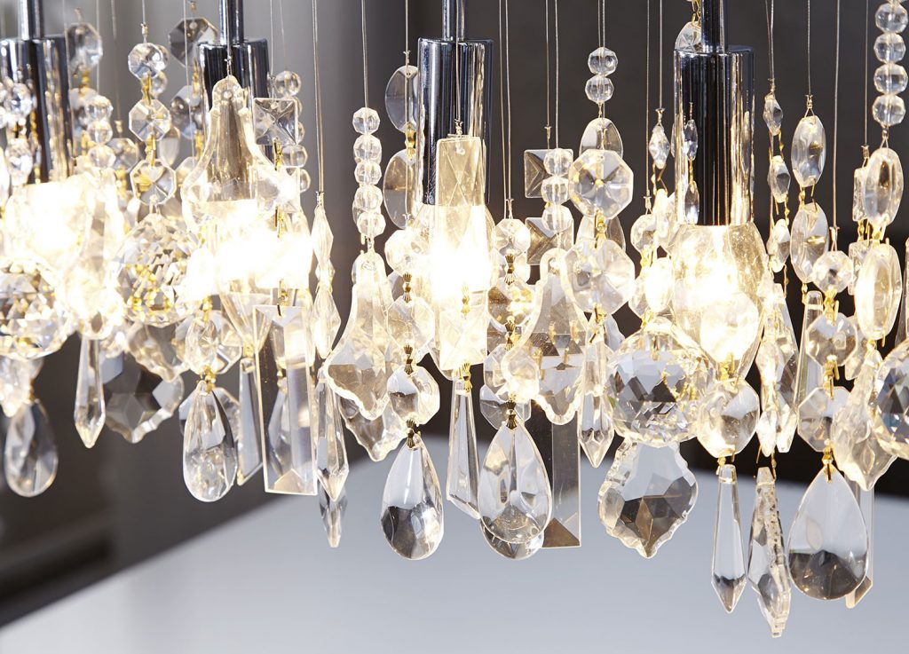 Suspensionluminaireréglable Métaletcristal