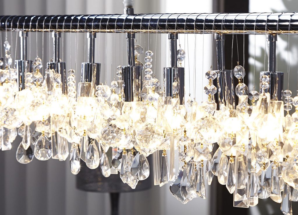 Suspensionluminaireréglable Métaletcristal