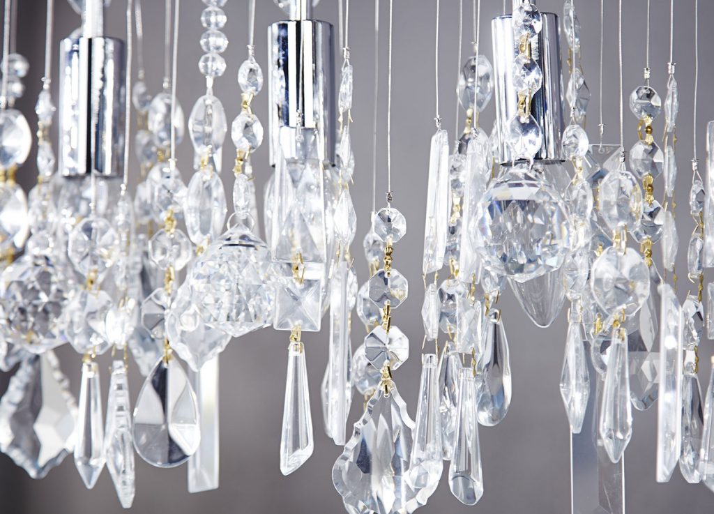 Suspensionluminaireréglable Métaletcristal
