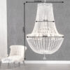 Lustre salon royal en cristal