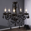 Lustre salon noir / Baroque