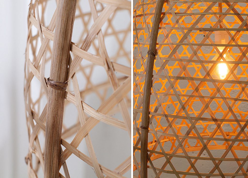Lampe suspendue ou à poser / Bambou