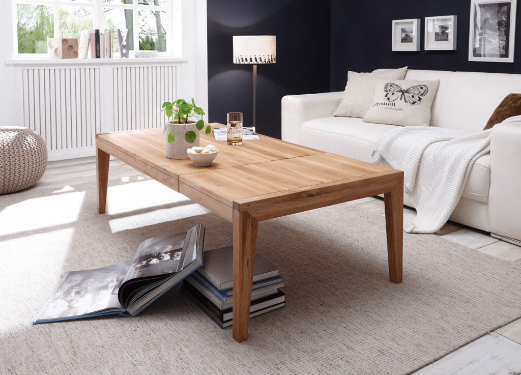 Table basse bois / Extensible