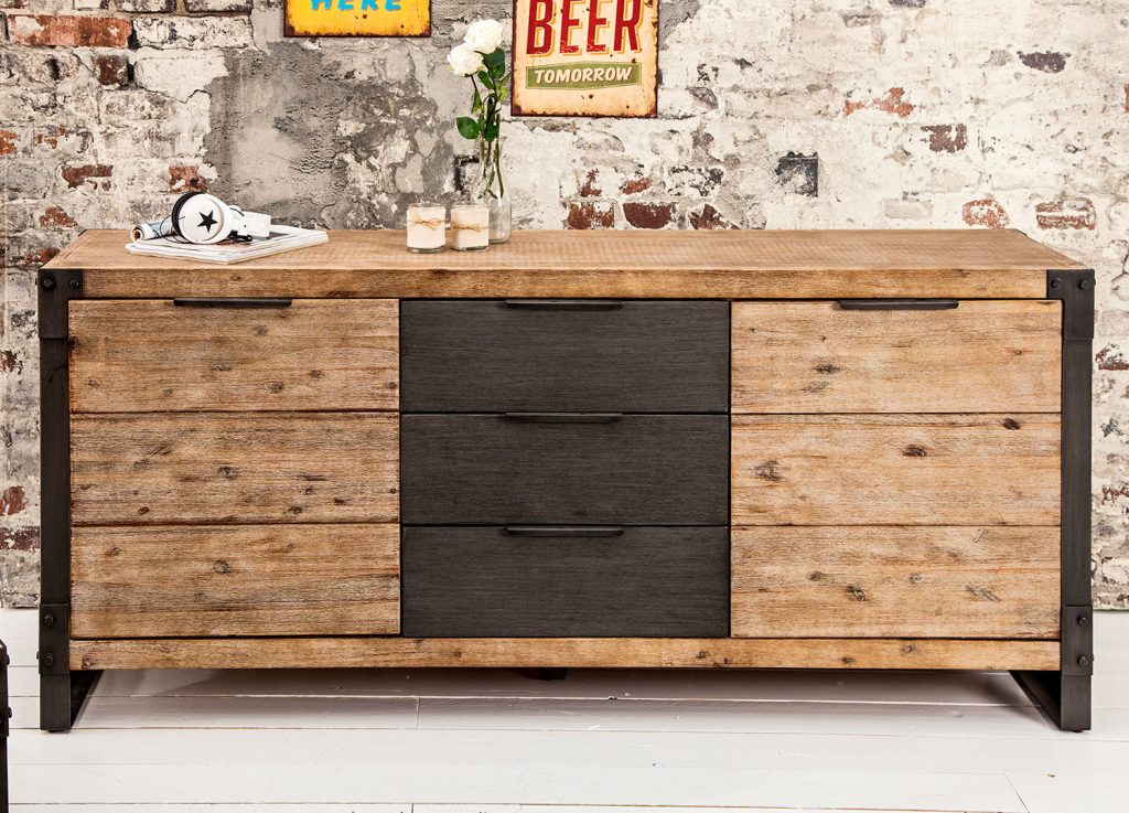 Meuble buffet bois massif / Industriel