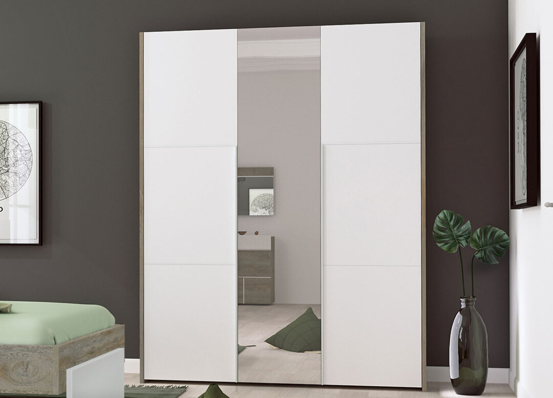 Armoiredressingportesenbois/Miroir