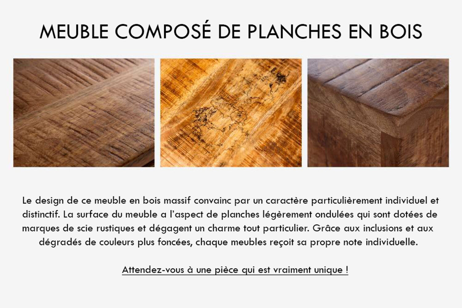 edito Meubles en planche de bois