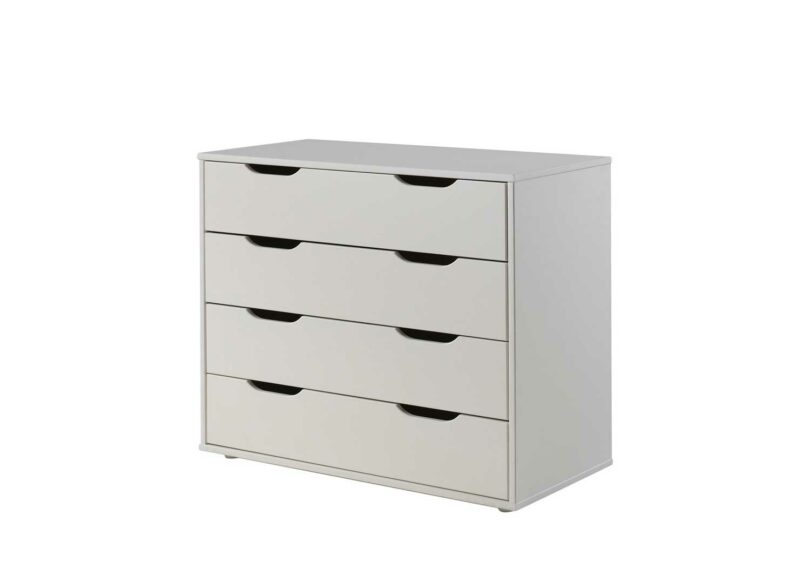 petite commode de rangement avec le lit