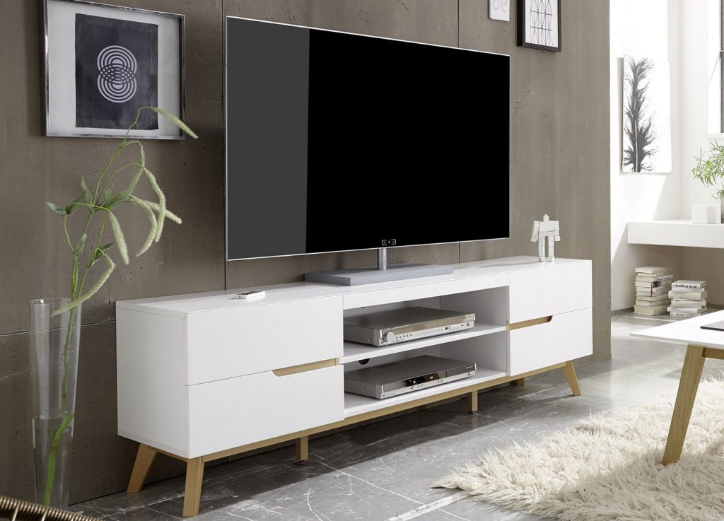 Meubletéléblancetbois/cm