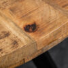 Table à manger ronde bois massif / Pieds métal