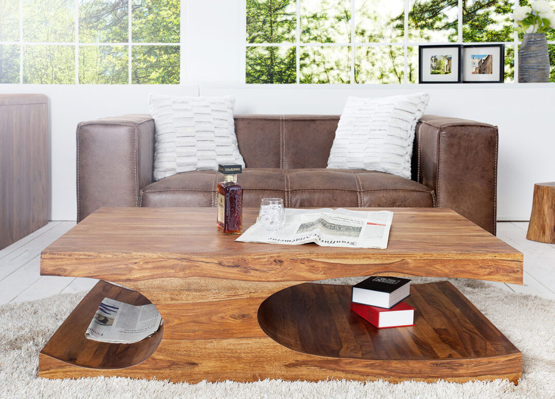 Table basse en Sesham design