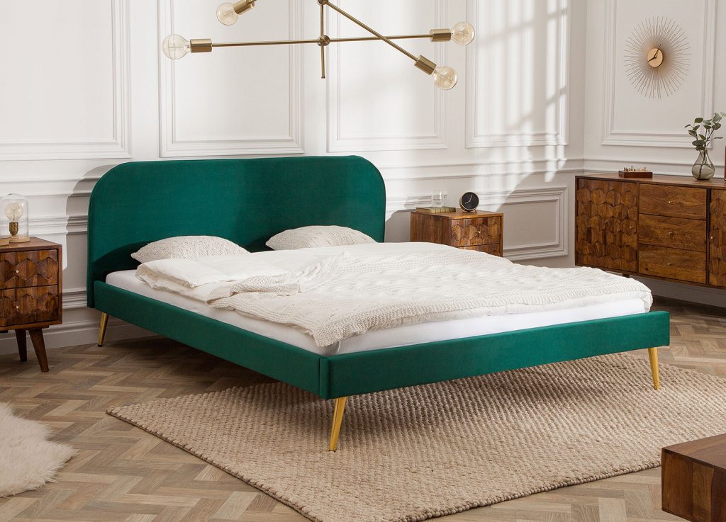 Litdoublepouradultexcm/Veloursvert
