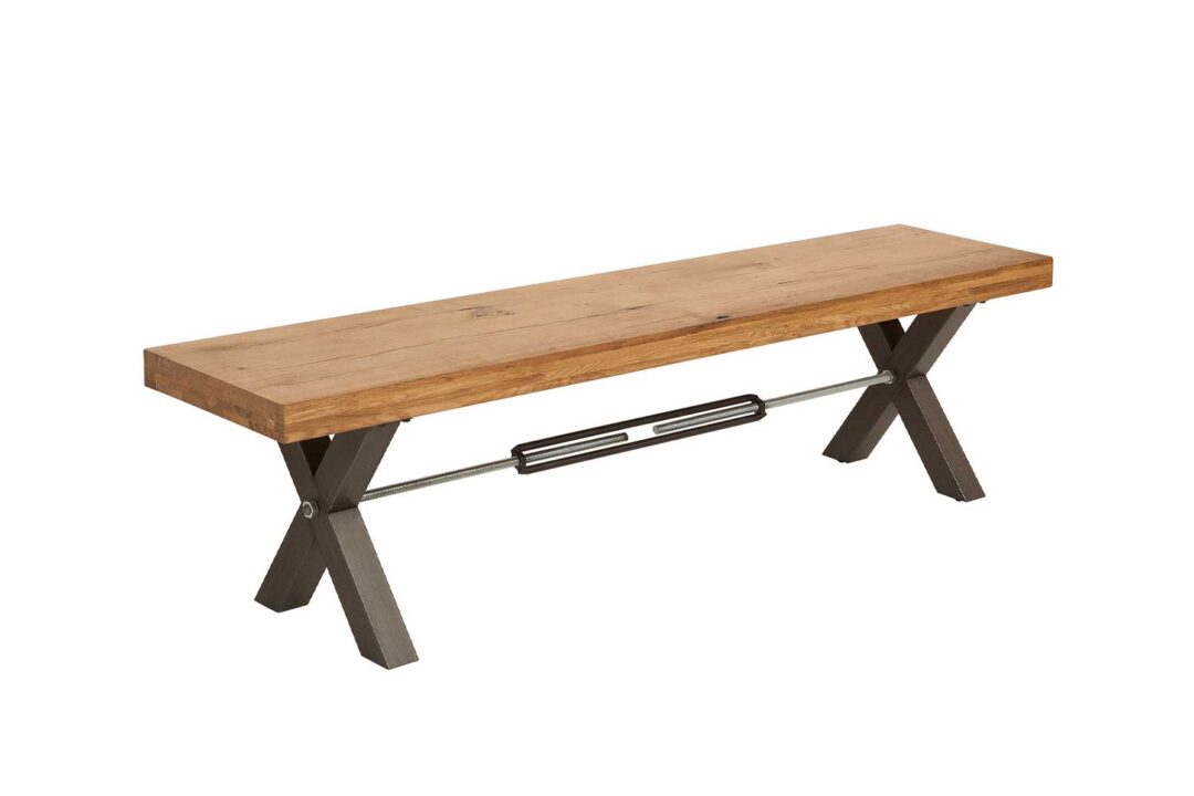 Banc en bois de chêne massif
