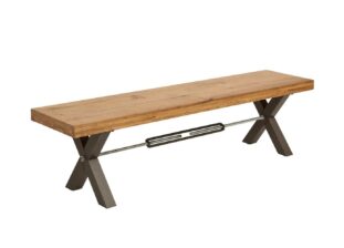 Banc en bois de chêne massif