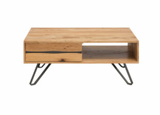 Table basse en chêne massif sauvage