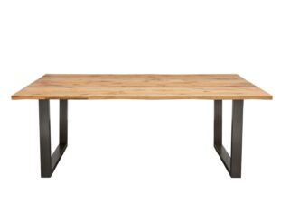Table de repas rectangulaire bois chêne sauvage