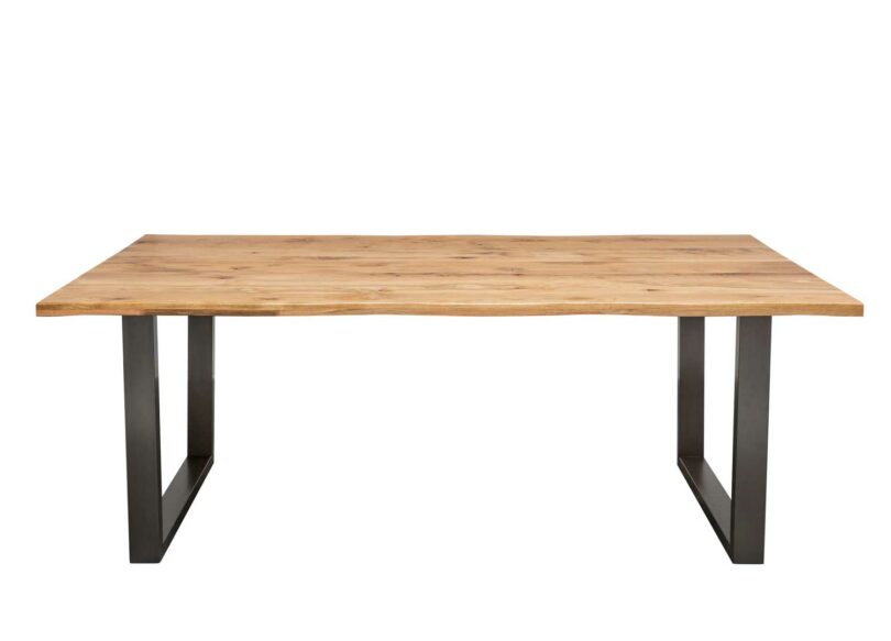 Table de repas rectangulaire bois chêne sauvage
