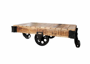 Table basse charrette design